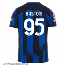 Inter Milan Alessandro Bastoni #95 Thuis tenue 2023-24 Korte Mouwen