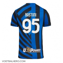 Inter Milan Alessandro Bastoni #95 Thuis tenue 2024-25 Korte Mouwen