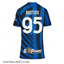 Inter Milan Alessandro Bastoni #95 Thuis tenue Dames 2024-25 Korte Mouwen