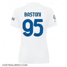 Inter Milan Alessandro Bastoni #95 Uit tenue Dames 2023-24 Korte Mouwen