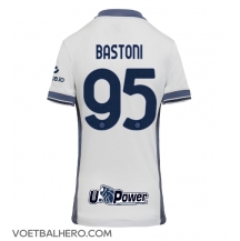 Inter Milan Alessandro Bastoni #95 Uit tenue Dames 2024-25 Korte Mouwen