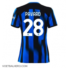 Inter Milan Benjamin Pavard #28 Thuis tenue Dames 2023-24 Korte Mouwen