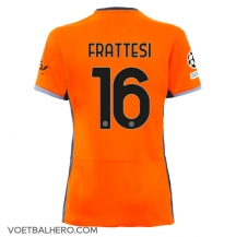 Inter Milan Davide Frattesi #16 Derde tenue Dames 2023-24 Korte Mouwen