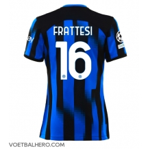 Inter Milan Davide Frattesi #16 Thuis tenue Dames 2023-24 Korte Mouwen