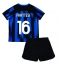 Inter Milan Davide Frattesi #16 Thuis tenue Kids 2023-24 Korte Mouwen (+ broek)