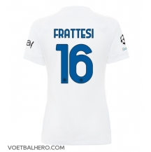 Inter Milan Davide Frattesi #16 Uit tenue Dames 2023-24 Korte Mouwen