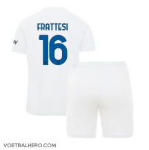 Inter Milan Davide Frattesi #16 Uit tenue Kids 2023-24 Korte Mouwen (+ broek)