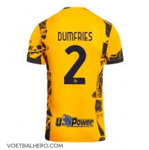 Inter Milan Denzel Dumfries #2 Derde tenue 2024-25 Korte Mouwen