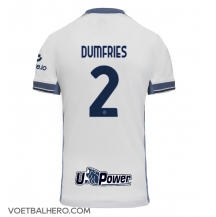 Inter Milan Denzel Dumfries #2 Uit tenue 2024-25 Korte Mouwen