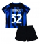 Inter Milan Federico Dimarco #32 Thuis tenue Kids 2023-24 Korte Mouwen (+ broek)