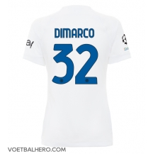 Inter Milan Federico Dimarco #32 Uit tenue Dames 2023-24 Korte Mouwen