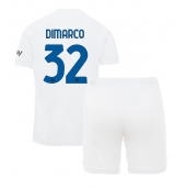 Inter Milan Federico Dimarco #32 Uit tenue Kids 2023-24 Korte Mouwen (+ broek)