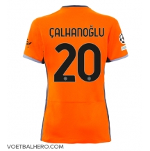 Inter Milan Hakan Calhanoglu #20 Derde tenue Dames 2023-24 Korte Mouwen