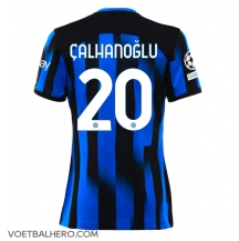 Inter Milan Hakan Calhanoglu #20 Thuis tenue Dames 2023-24 Korte Mouwen