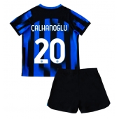 Inter Milan Hakan Calhanoglu #20 Thuis tenue Kids 2023-24 Korte Mouwen (+ broek)