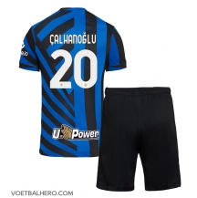 Inter Milan Hakan Calhanoglu #20 Thuis tenue Kids 2024-25 Korte Mouwen (+ broek)