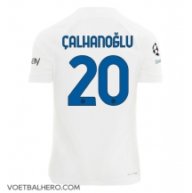 Inter Milan Hakan Calhanoglu #20 Uit tenue 2023-24 Korte Mouwen