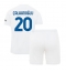 Inter Milan Hakan Calhanoglu #20 Uit tenue Kids 2023-24 Korte Mouwen (+ broek)