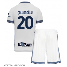 Inter Milan Hakan Calhanoglu #20 Uit tenue Kids 2024-25 Korte Mouwen (+ broek)