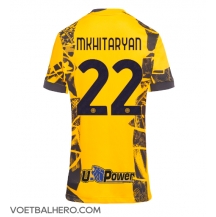 Inter Milan Henrikh Mkhitaryan #22 Derde tenue Dames 2024-25 Korte Mouwen