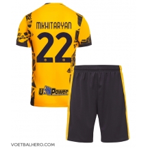 Inter Milan Henrikh Mkhitaryan #22 Derde tenue Kids 2024-25 Korte Mouwen (+ broek)