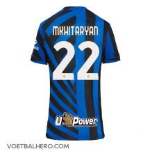 Inter Milan Henrikh Mkhitaryan #22 Thuis tenue Dames 2024-25 Korte Mouwen