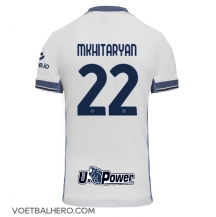 Inter Milan Henrikh Mkhitaryan #22 Uit tenue 2024-25 Korte Mouwen