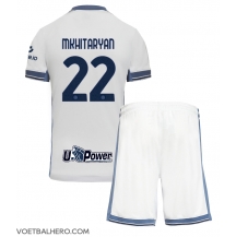 Inter Milan Henrikh Mkhitaryan #22 Uit tenue Kids 2024-25 Korte Mouwen (+ broek)