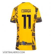 Inter Milan Joaquin Correa #11 Derde tenue Dames 2024-25 Korte Mouwen