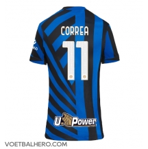 Inter Milan Joaquin Correa #11 Thuis tenue Dames 2024-25 Korte Mouwen