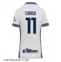 Inter Milan Joaquin Correa #11 Uit tenue Dames 2024-25 Korte Mouwen