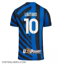 Inter Milan Lautaro Martinez #10 Thuis tenue 2024-25 Korte Mouwen