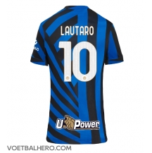 Inter Milan Lautaro Martinez #10 Thuis tenue Dames 2024-25 Korte Mouwen