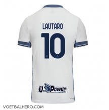 Inter Milan Lautaro Martinez #10 Uit tenue 2024-25 Korte Mouwen