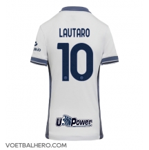 Inter Milan Lautaro Martinez #10 Uit tenue Dames 2024-25 Korte Mouwen