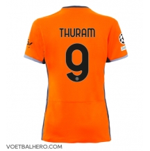 Inter Milan Marcus Thuram #9 Derde tenue Dames 2023-24 Korte Mouwen