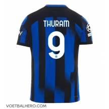 Inter Milan Marcus Thuram #9 Thuis tenue 2023-24 Korte Mouwen