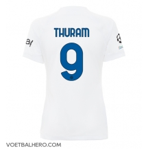 Inter Milan Marcus Thuram #9 Uit tenue Dames 2023-24 Korte Mouwen