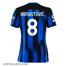 Inter Milan Marko Arnautovic #8 Thuis tenue Dames 2023-24 Korte Mouwen