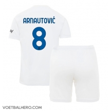 Inter Milan Marko Arnautovic #8 Uit tenue Kids 2023-24 Korte Mouwen (+ broek)