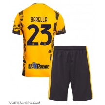 Inter Milan Nicolo Barella #23 Derde tenue Kids 2024-25 Korte Mouwen (+ broek)