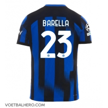 Inter Milan Nicolo Barella #23 Thuis tenue 2023-24 Korte Mouwen