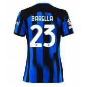 Inter Milan Nicolo Barella #23 Thuis tenue Dames 2023-24 Korte Mouwen