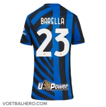 Inter Milan Nicolo Barella #23 Thuis tenue Dames 2024-25 Korte Mouwen