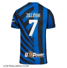 Inter Milan Piotr Zielinski #7 Thuis tenue 2024-25 Korte Mouwen