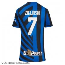 Inter Milan Piotr Zielinski #7 Thuis tenue Dames 2024-25 Korte Mouwen