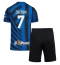 Inter Milan Piotr Zielinski #7 Thuis tenue Kids 2024-25 Korte Mouwen (+ broek)