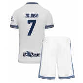 Inter Milan Piotr Zielinski #7 Uit tenue Kids 2024-25 Korte Mouwen (+ broek)