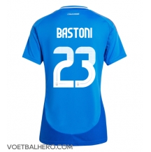 Italië Alessandro Bastoni #23 Thuis tenue Dames EK 2024 Korte Mouwen