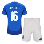 Italië Bryan Cristante #16 Thuis tenue Kids EK 2024 Korte Mouwen (+ broek)